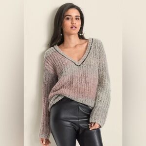 •NWOT• Ombre Knit V-Neck Sweater